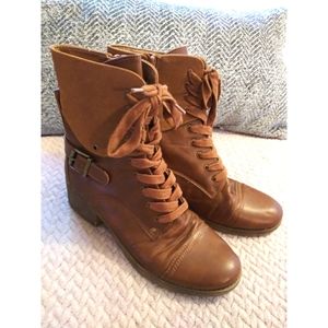 Lace front boots